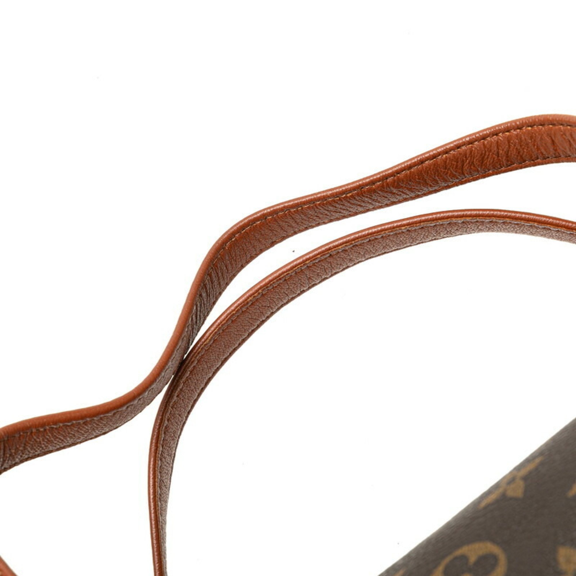 Louis Vuitton Monogram Papillon 30 (old) Handbag Shoulder Bag M51365 Brown PVC Leather Women's LOUIS VUITTON