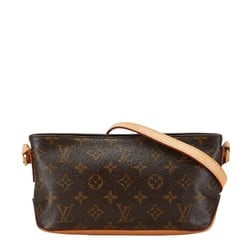 Louis Vuitton Monogram Trotter Shoulder Bag M51240 Brown PVC Leather Women's LOUIS VUITTON