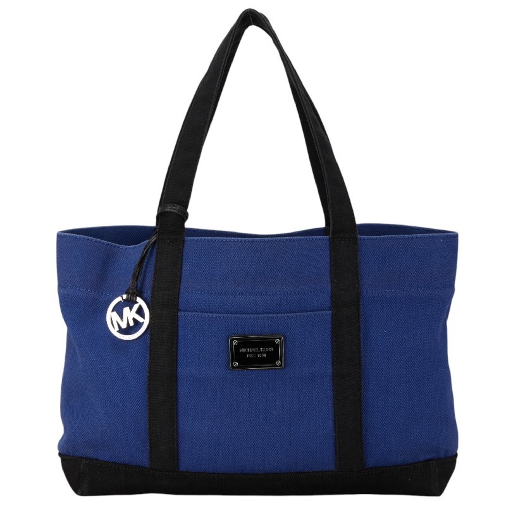 Michael Kors handbag tote bag blue black canvas women's