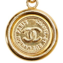 Chanel Coco Mark Medallion Chain Belt Gold Plated Women's CHANEL