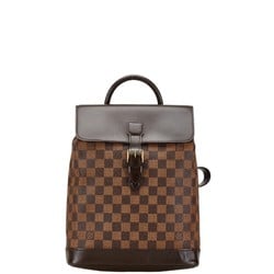 Louis Vuitton Damier Soho Backpack N51132 Brown PVC Leather Women's LOUIS VUITTON