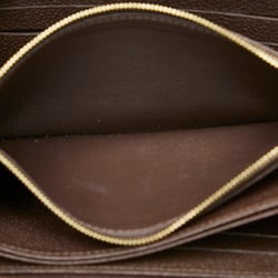 Louis Vuitton Monogram Empreinte Zippy Wallet Round Long M60548 Tail Dark Brown Calf Leather Women's LOUIS VUITTON