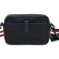 BALLY Shoulder Bag 6236788 Black Nylon Leather Men's