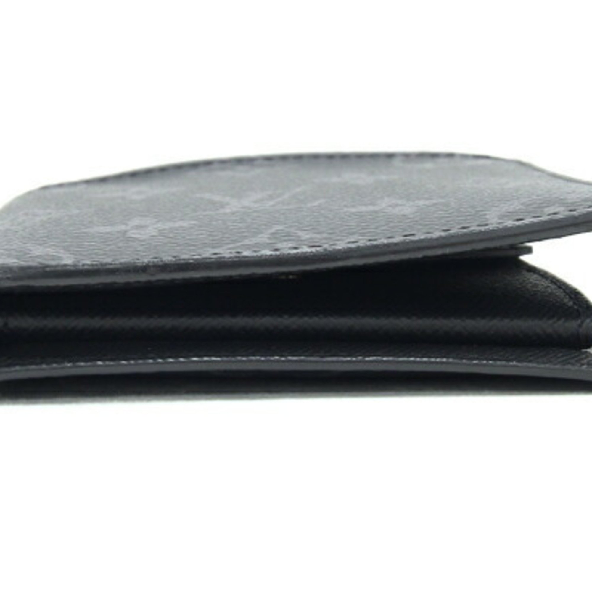 Louis Vuitton Bi-fold Wallet Monogram Eclipse Portefeuille Marco NM M62545 Compact Folding Men's LOUIS VUITTON