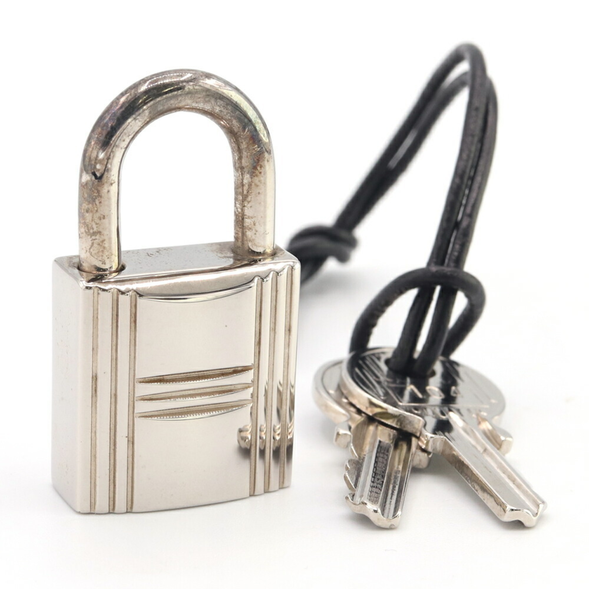 Hermes Padlock Silver Metal for Men and Women HERMES