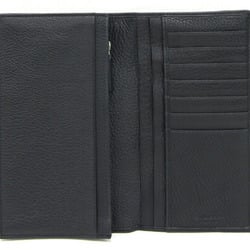 BVLGARI Bi-fold Long Wallet Urban 33402 Black Leather Not yet released in Japan Men's