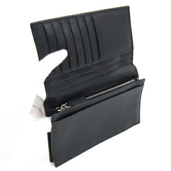 BVLGARI Bi-fold Long Wallet Urban 33402 Black Leather Not yet released in Japan Men's