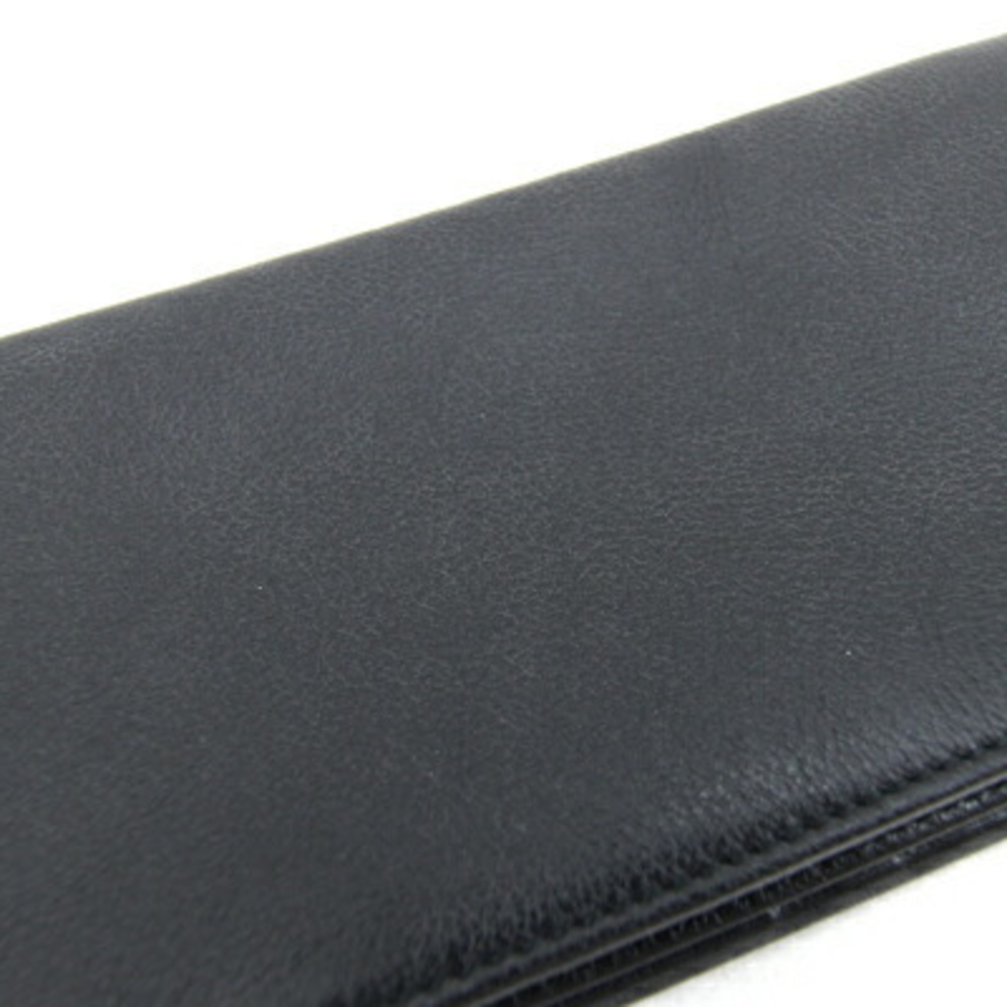 BVLGARI Bi-fold Long Wallet Urban 33402 Black Leather Not yet released in Japan Men's