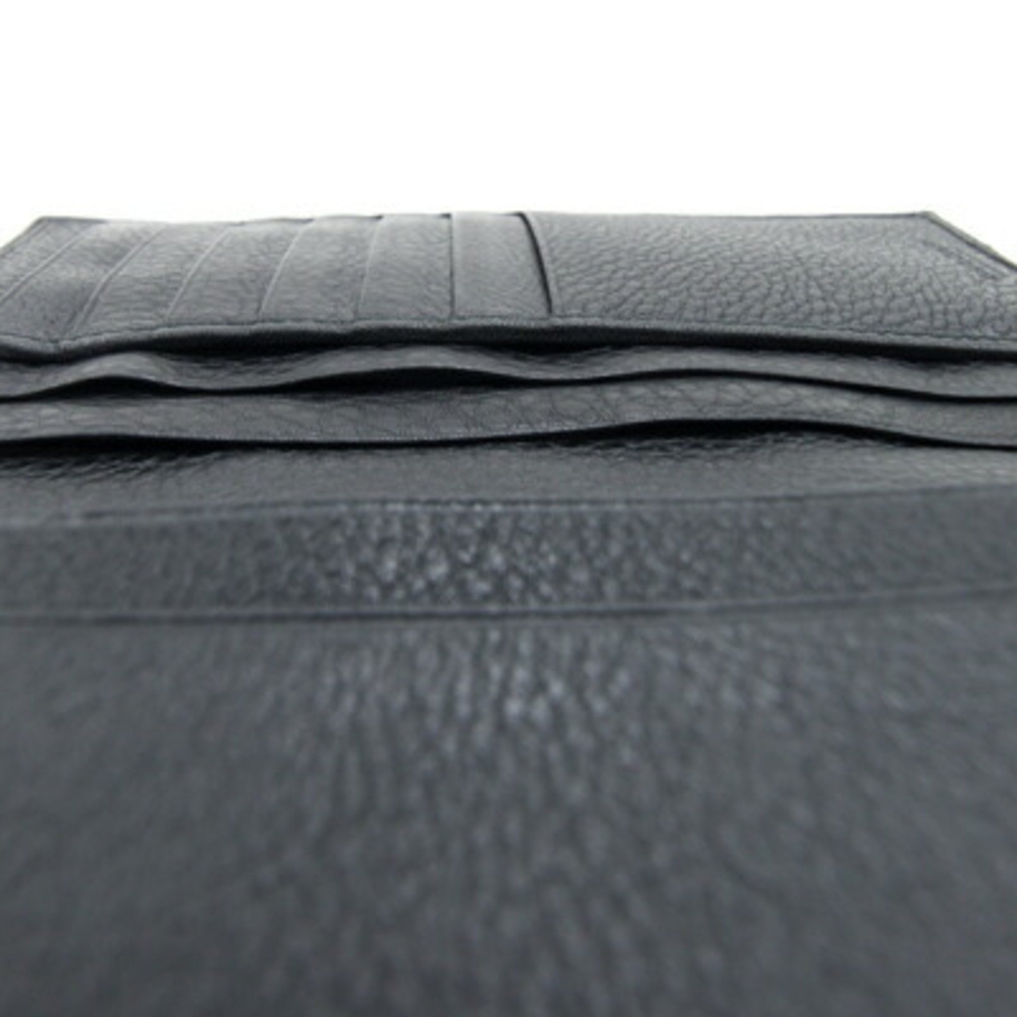 BVLGARI Bi-fold Long Wallet Urban 33402 Black Leather Not yet released in Japan Men's