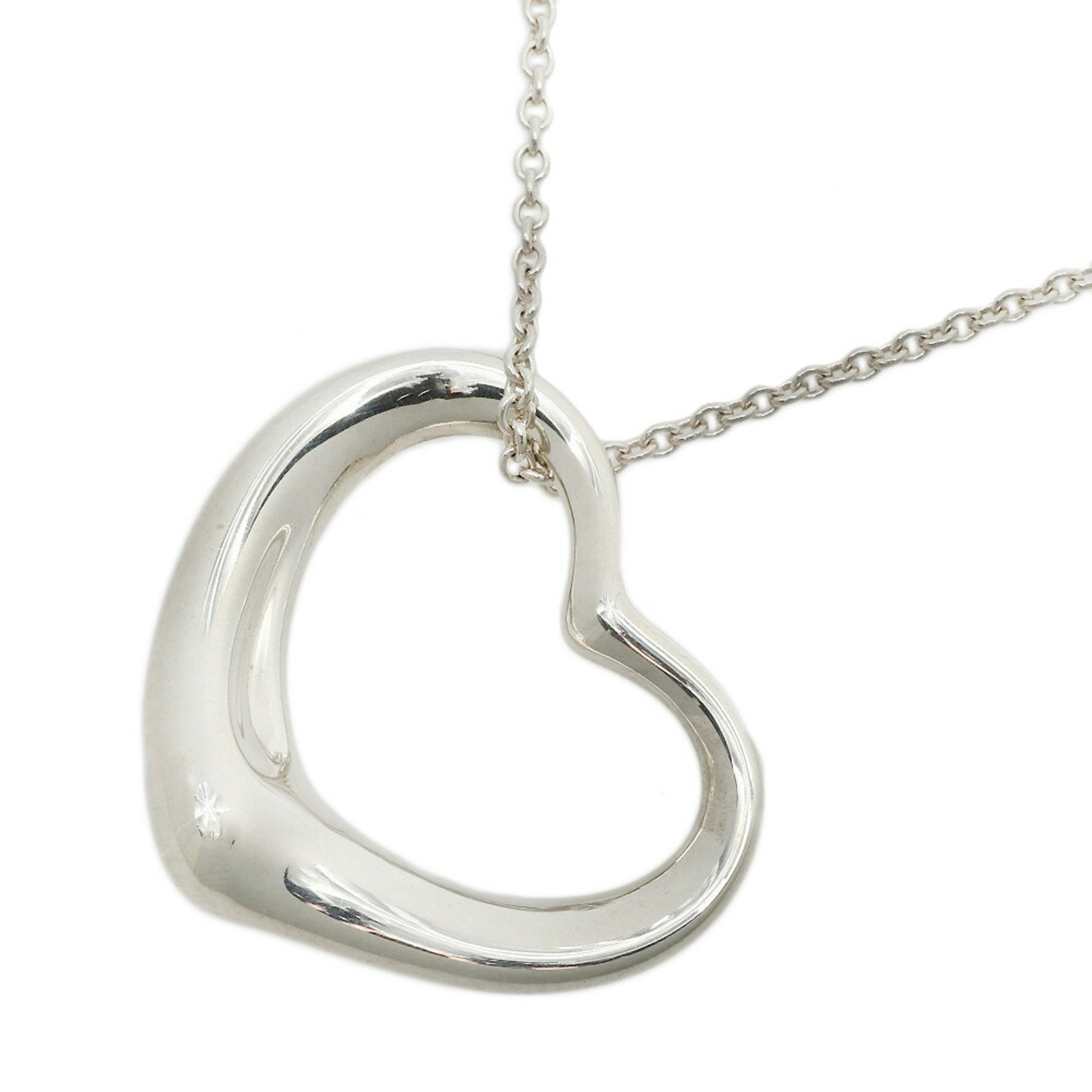 Tiffany & Co. Heart Large Necklace Silver 925 SV925 Ag925