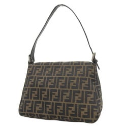 FENDI Mamma Bucket 26235 Zucca pattern FF bag canvas leather brown