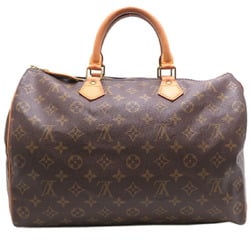 Louis Vuitton Speedy 35 Women's Boston Bag M41524 Monogram Brown