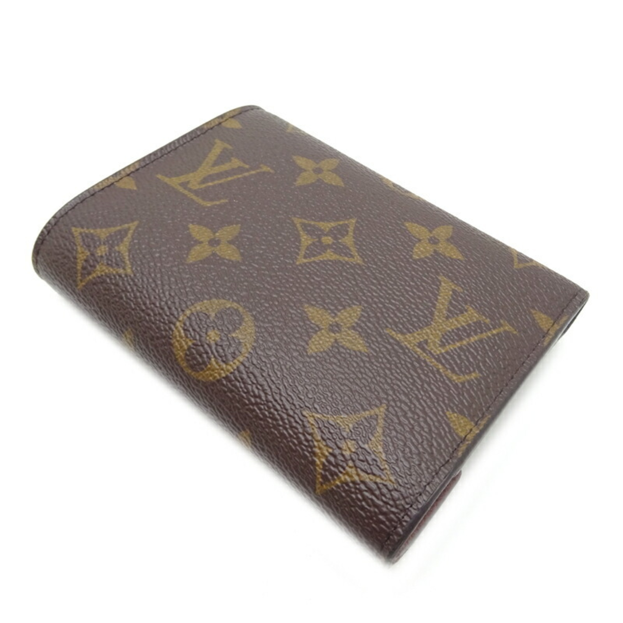 Louis Vuitton Portefeuille Victorine Women's Tri-fold Wallet M62472 Monogram Brown