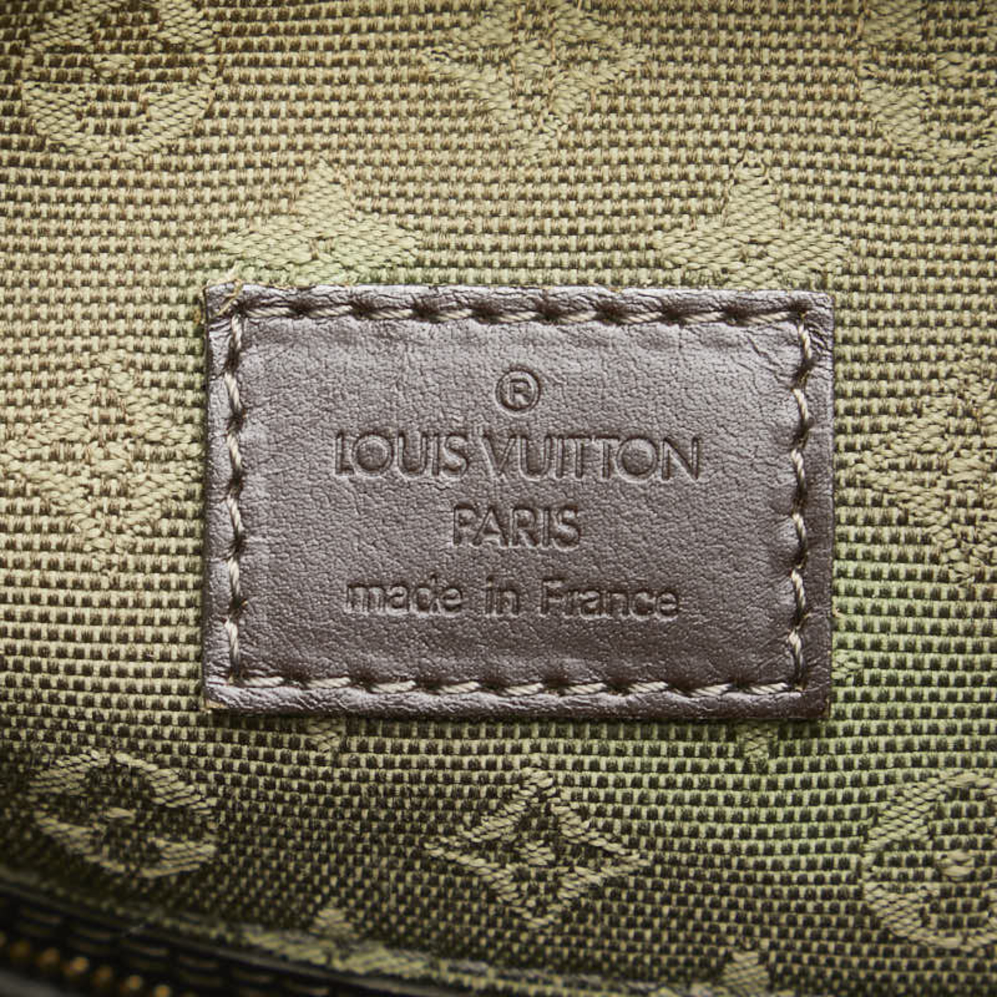 Louis Vuitton Monogram Busas Marie Kate Shoulder Bag M92322 TST Khaki Canvas Leather Women's LOUIS VUITTON