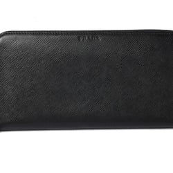 PRADA Wallet Long 2ML317 SAFFIANO Embossed Leather NERO Black