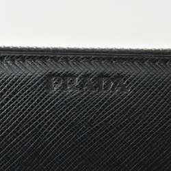 PRADA Wallet Long 2ML317 SAFFIANO Embossed Leather NERO Black