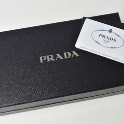 PRADA Wallet Long 2ML317 SAFFIANO Embossed Leather NERO Black