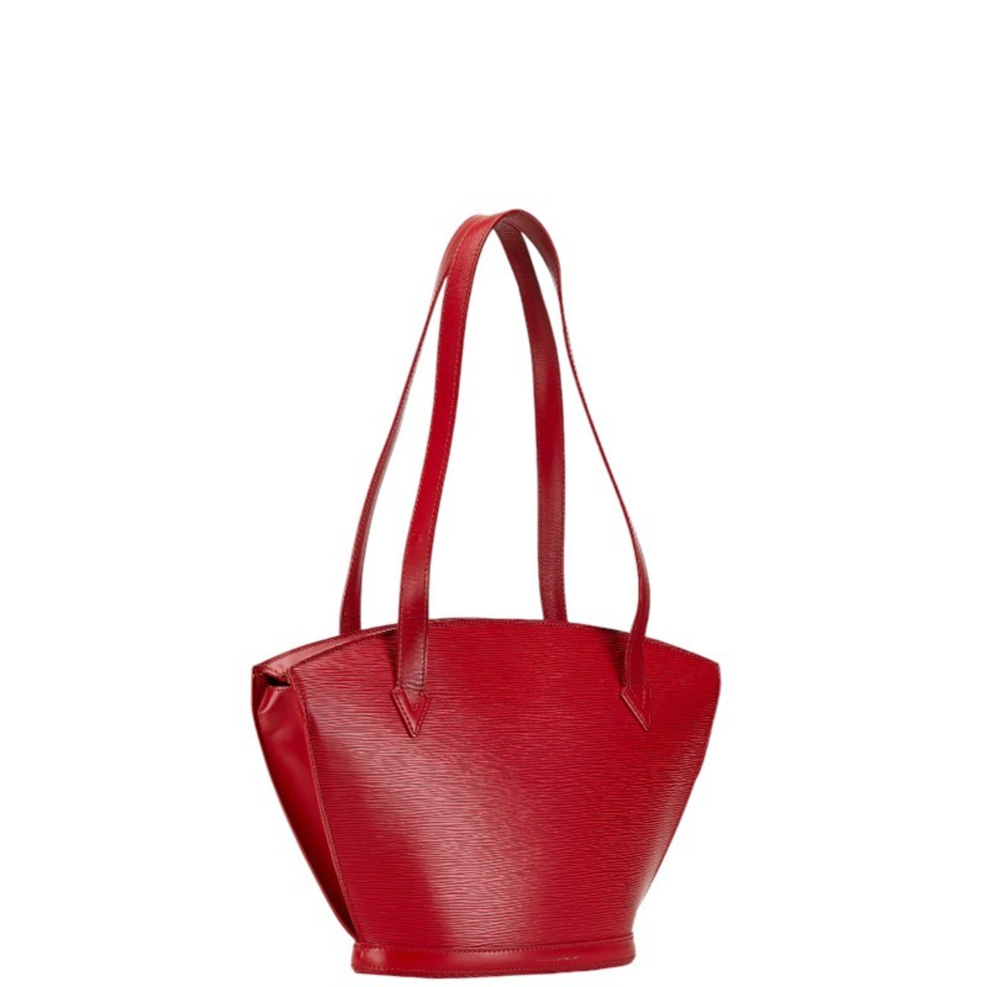 Louis Vuitton Epi Saint Jacques Long Shoulder Tote Bag M52337 Castilian Red Leather Women's LOUIS VUITTON