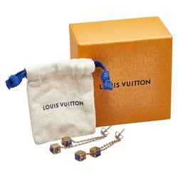 Louis Vuitton Boucle D'oreille Pandan Gamble Earrings M65179 Gold Plated Women's LOUIS VUITTON