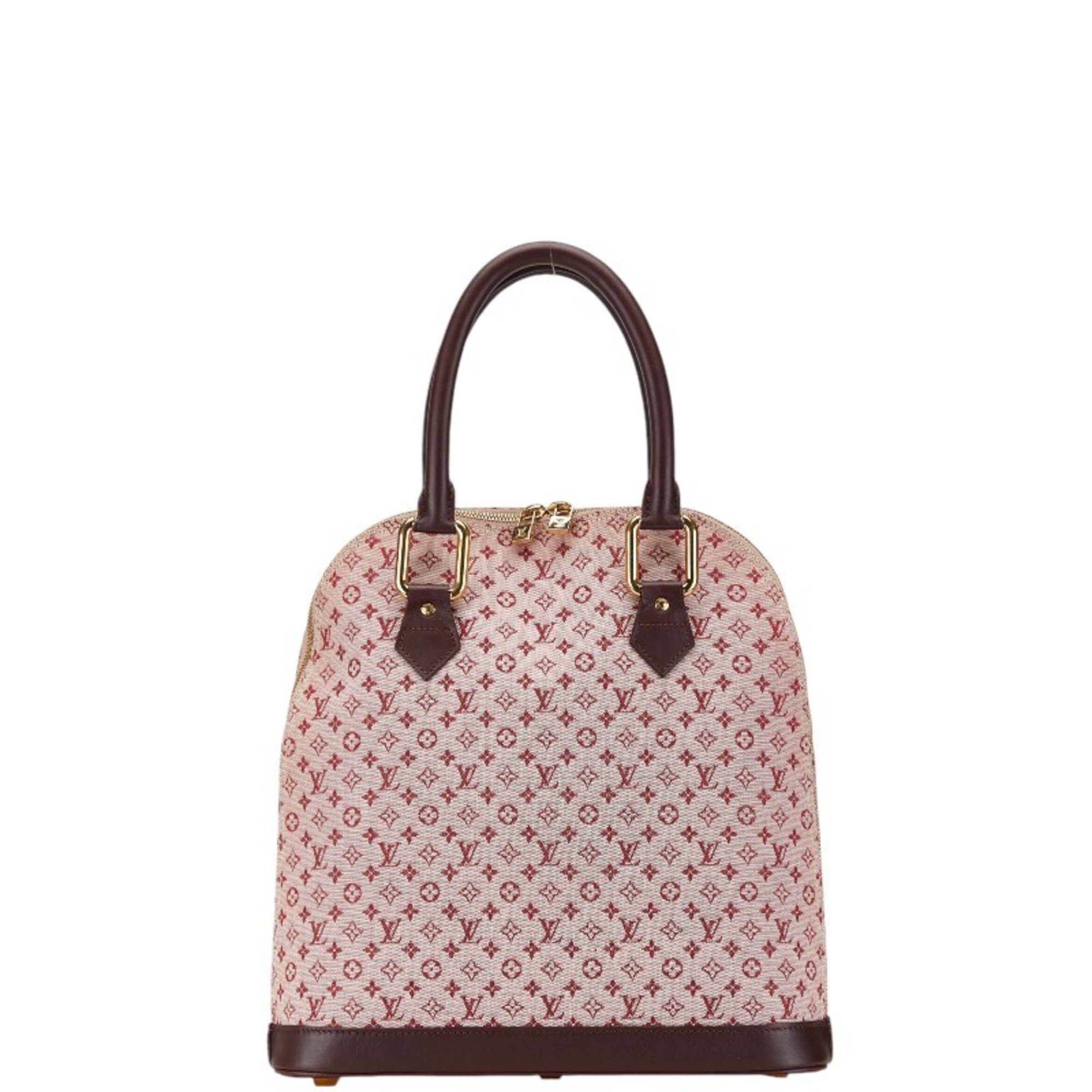 Louis Vuitton Monogram Alma O Handbag Tote Bag M92204 Cerise Red Canvas Leather Women's LOUIS VUITTON