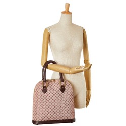 Louis Vuitton Monogram Alma O Handbag Tote Bag M92204 Cerise Red Canvas Leather Women's LOUIS VUITTON