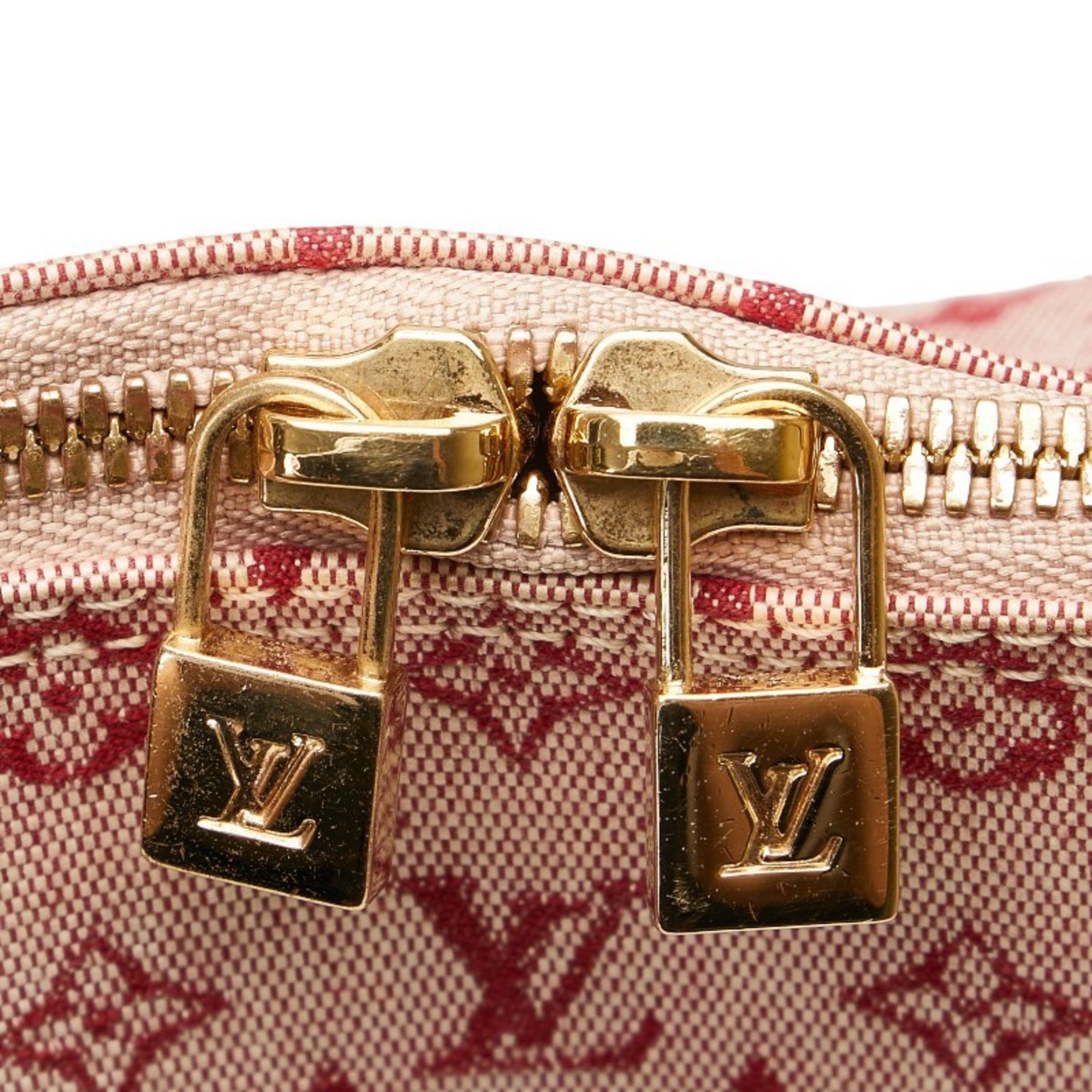 Louis Vuitton Monogram Alma O Handbag Tote Bag M92204 Cerise Red Canvas Leather Women's LOUIS VUITTON