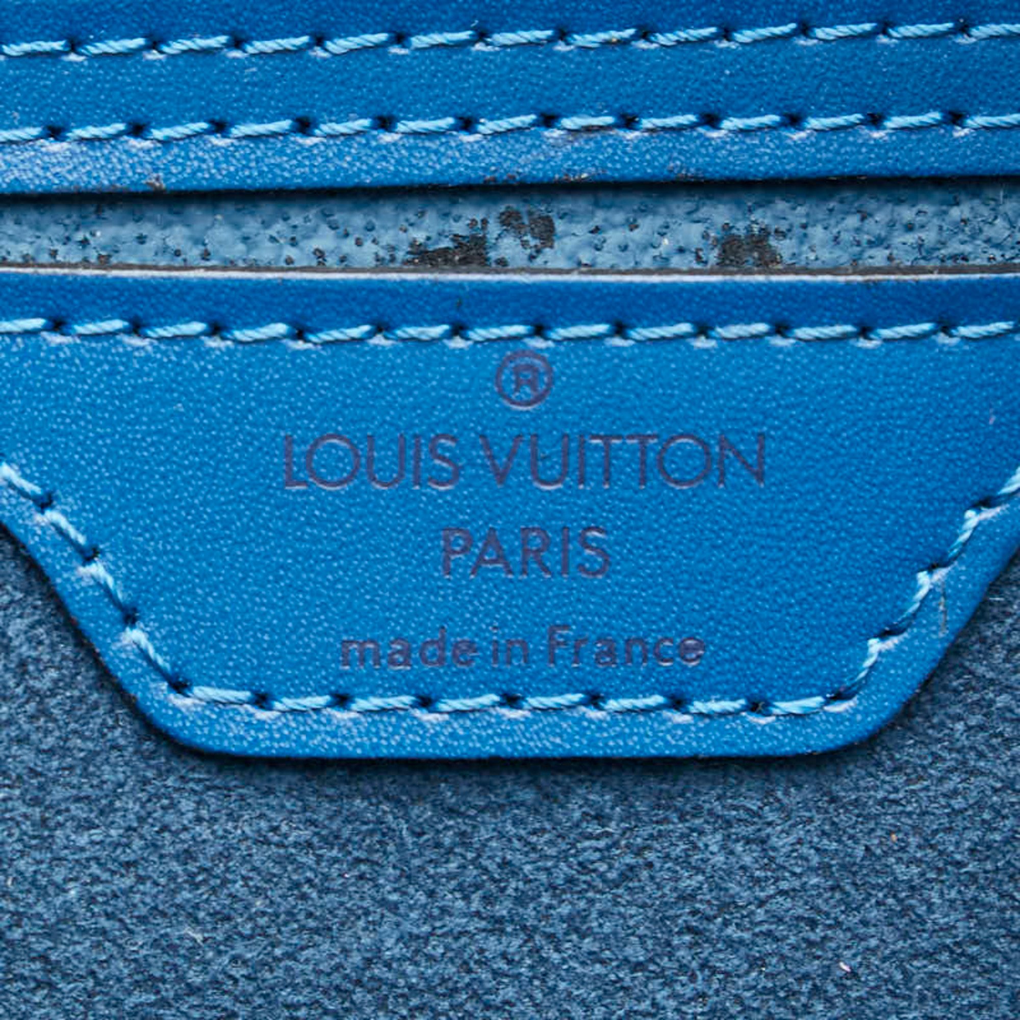 Louis Vuitton Epi Mabillon Backpack M52235 Toledo Blue Leather Women's LOUIS VUITTON