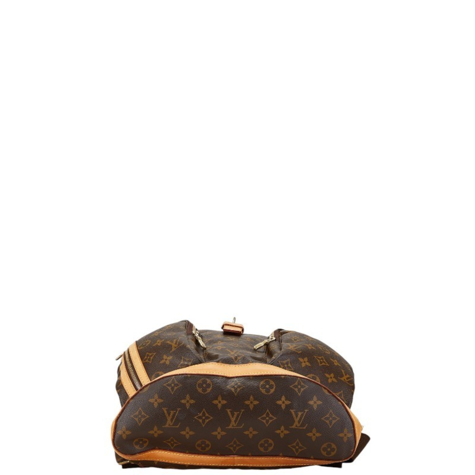 Louis Vuitton Monogram Sac Ad Bosphore Backpack M40107 Brown PVC Leather Women's LOUIS VUITTON