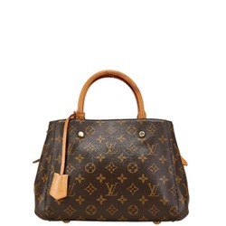 Louis Vuitton Monogram Montaigne BB Handbag Shoulder Bag M41055 Brown PVC Leather Women's LOUIS VUITTON