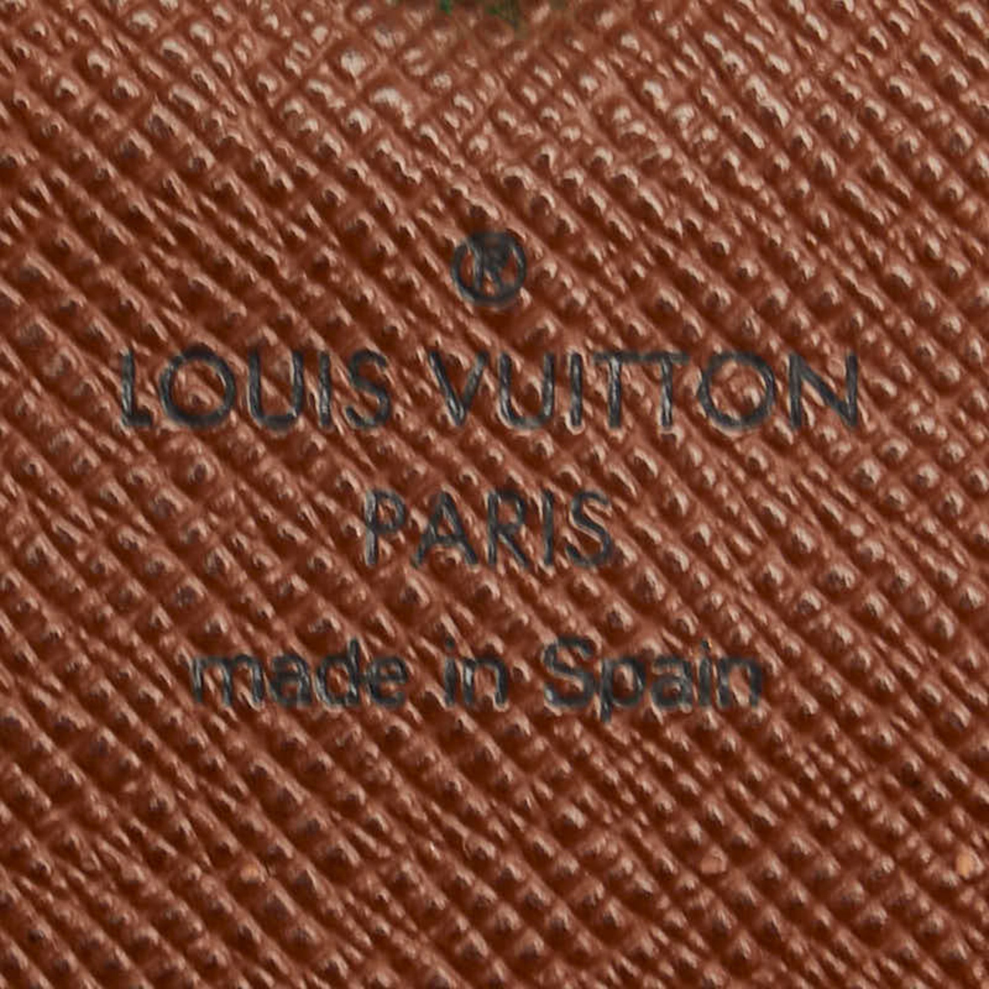 Louis Vuitton Monogram Portefeuille Sarah Long Wallet M61734 Brown PVC Leather Women's LOUIS VUITTON