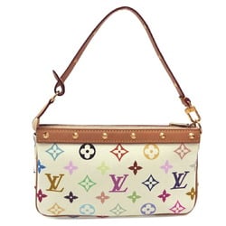 Louis Vuitton Pouch Women's Handbag M92649 Monogram Multicolor Blanc (White)