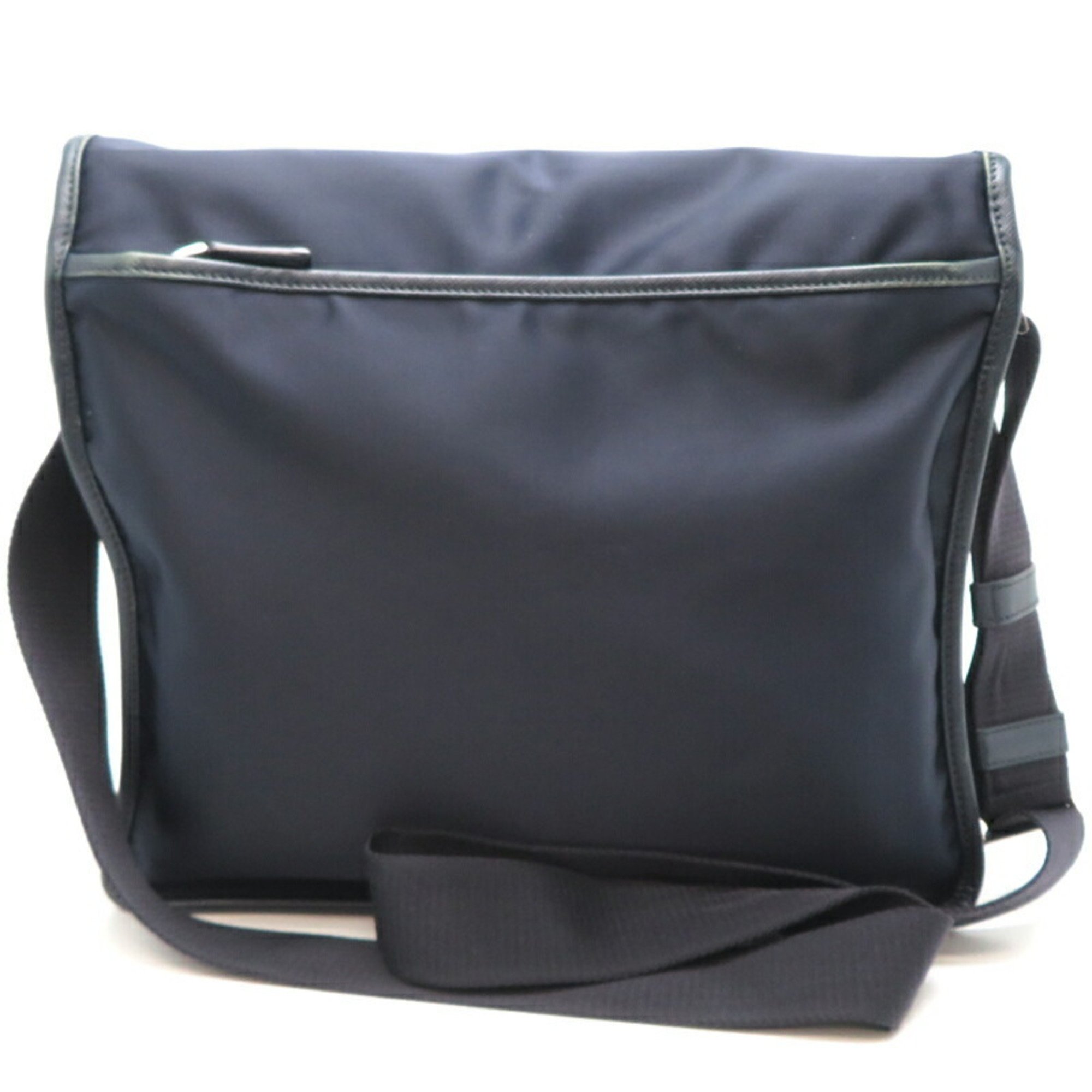 Prada nylon women's and men's shoulder bag navy