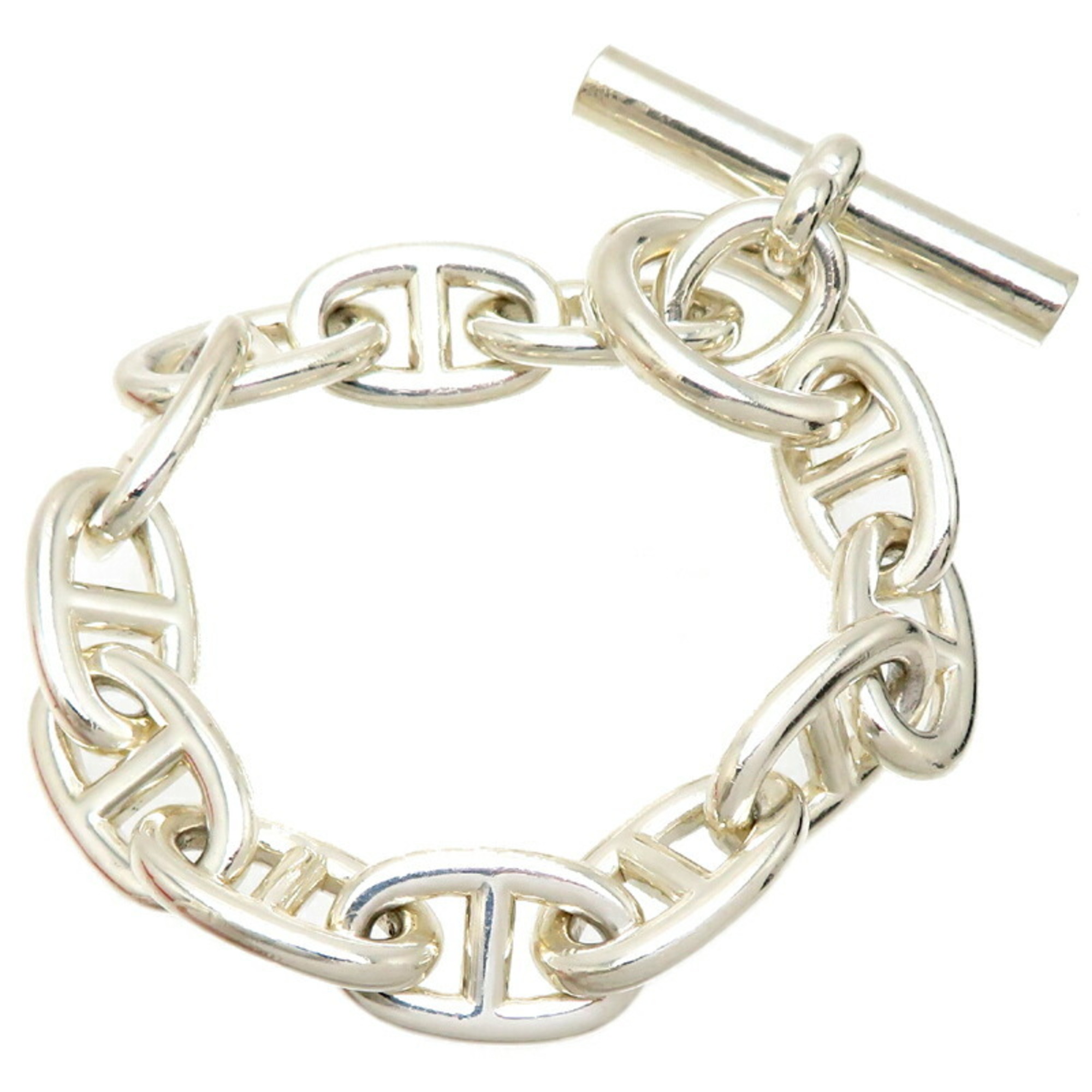 Hermes Ag925 Chaine d'Ancre TGM 12-link women's and men's bracelet in silver 925