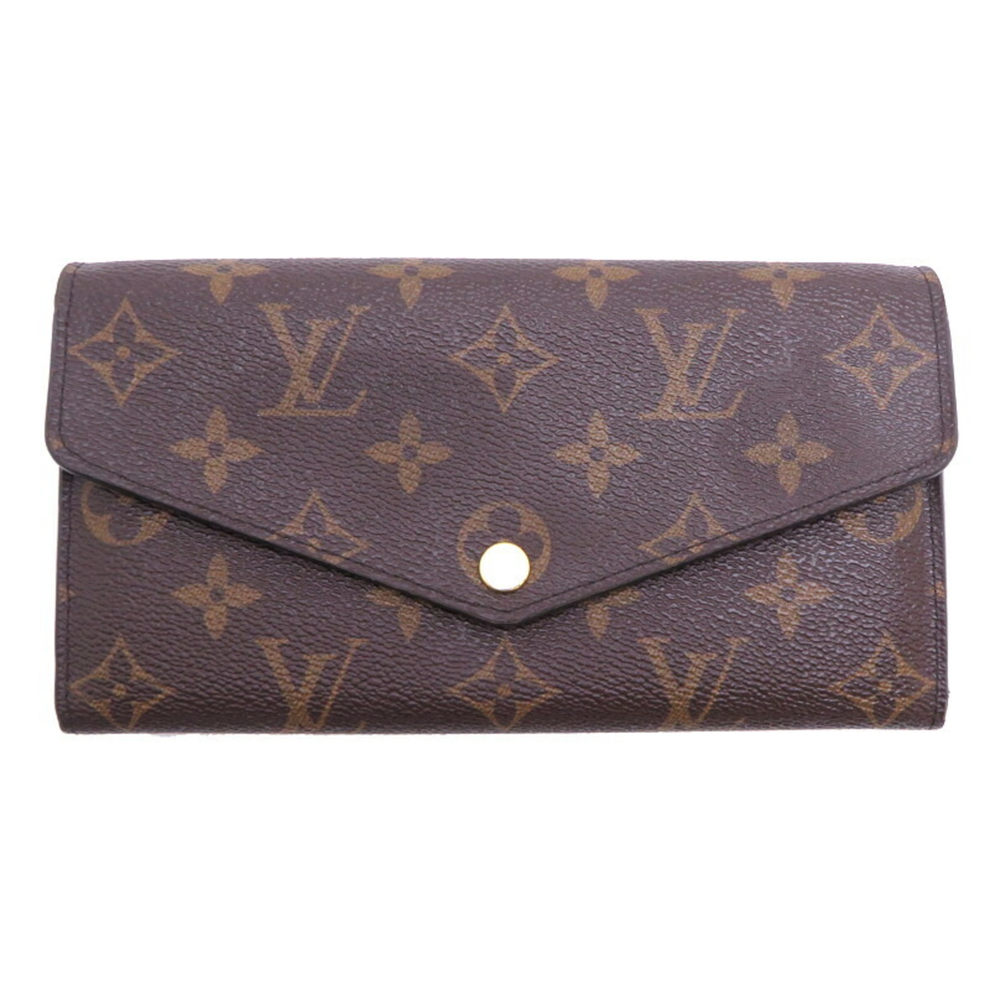 Louis Vuitton Portefeuille Sarah Women's and Men's Long Wallet M60531 Monogram (Brown)