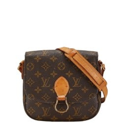 Louis Vuitton Monogram Saint-Cloud 18 Shoulder Bag M51243 Brown PVC Leather Women's LOUIS VUITTON