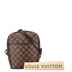 Louis Vuitton Damier Ipanema PM Shoulder Bag N51294 Brown PVC Leather Women's LOUIS VUITTON