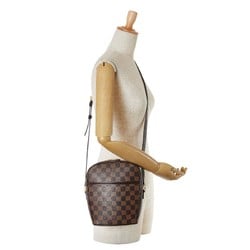 Louis Vuitton Damier Ipanema PM Shoulder Bag N51294 Brown PVC Leather Women's LOUIS VUITTON