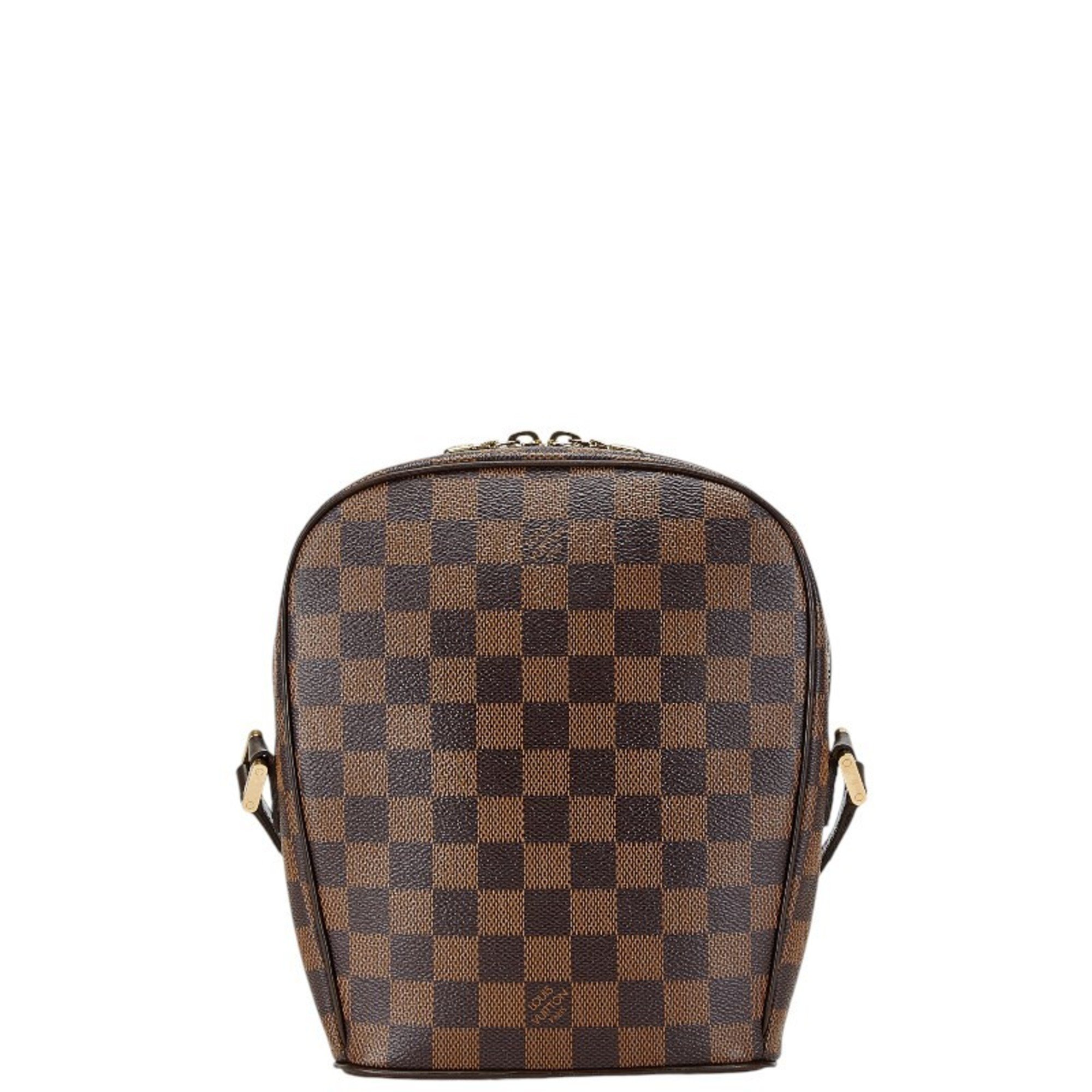 Louis Vuitton Damier Ipanema PM Shoulder Bag N51294 Brown PVC Leather Women's LOUIS VUITTON