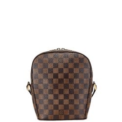 Louis Vuitton Damier Ipanema PM Shoulder Bag N51294 Brown PVC Leather Women's LOUIS VUITTON