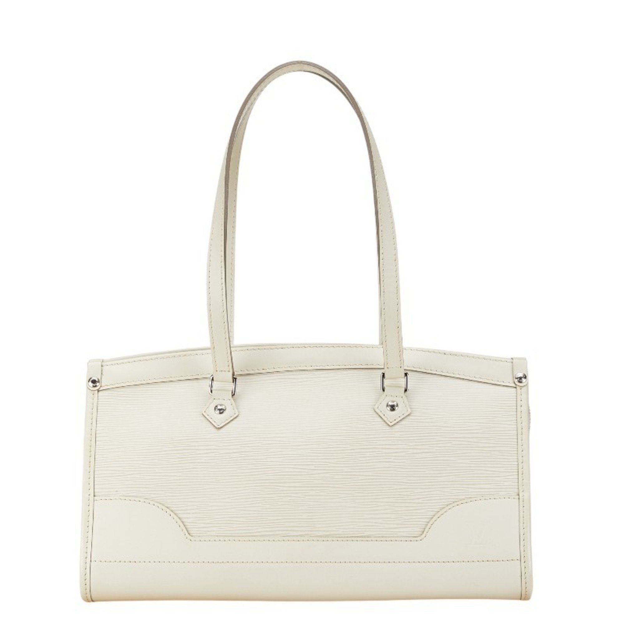 Louis Vuitton Epi Madeleine PM Handbag Shoulder Bag M5933J Ivory White Leather Women's LOUIS VUITTON