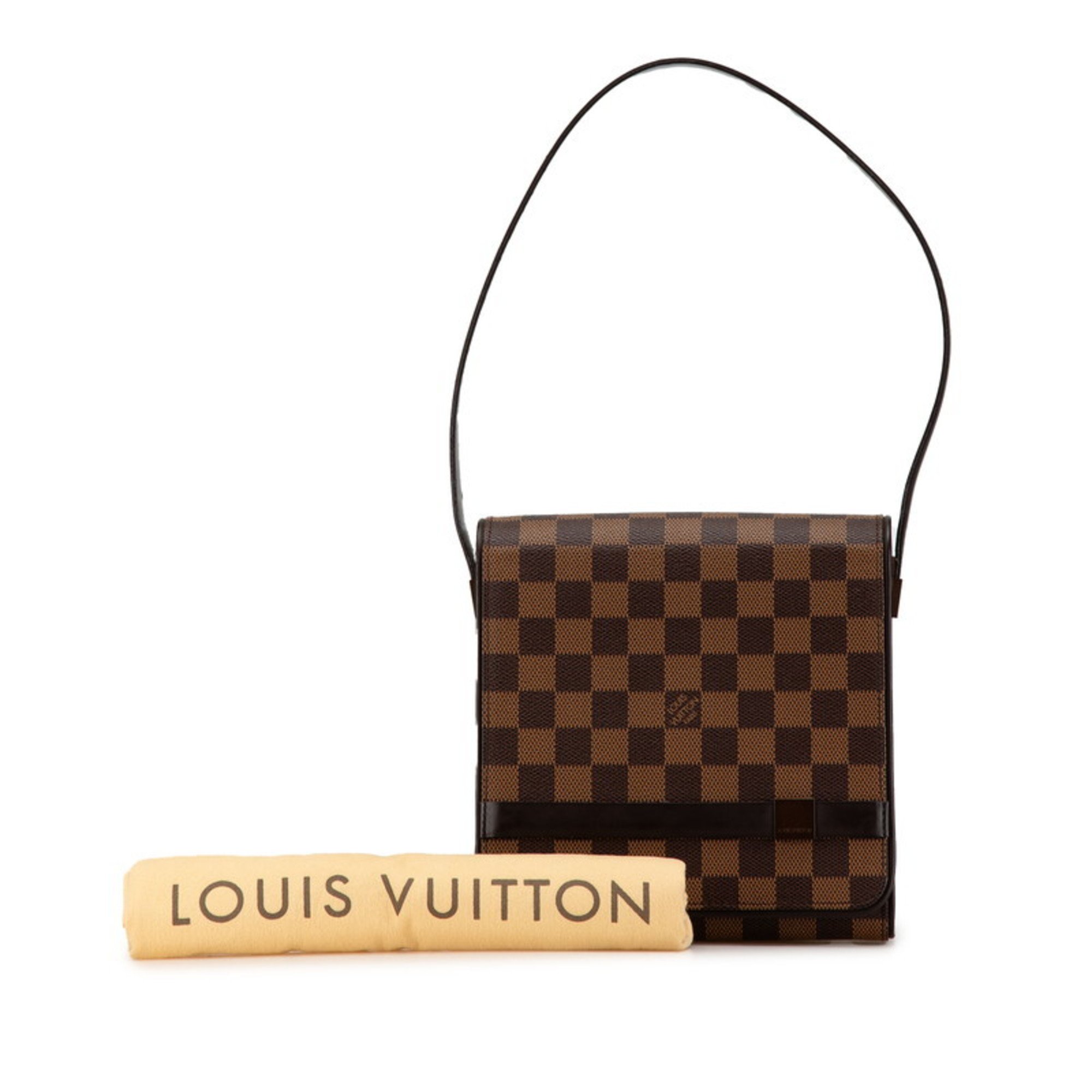 Louis Vuitton Damier Tribeca Shoulder Bag N51162 Brown PVC Leather Women's LOUIS VUITTON