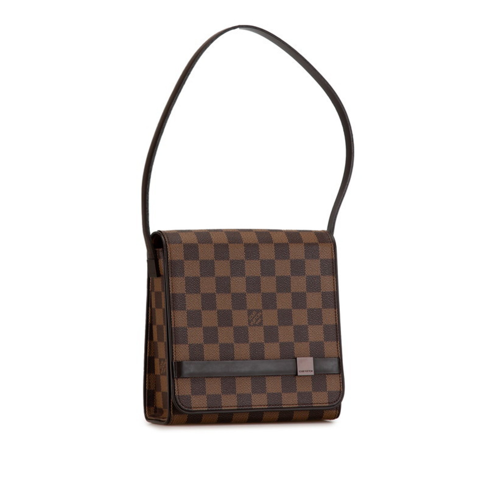 Louis Vuitton Damier Tribeca Shoulder Bag N51162 Brown PVC Leather Women's LOUIS VUITTON