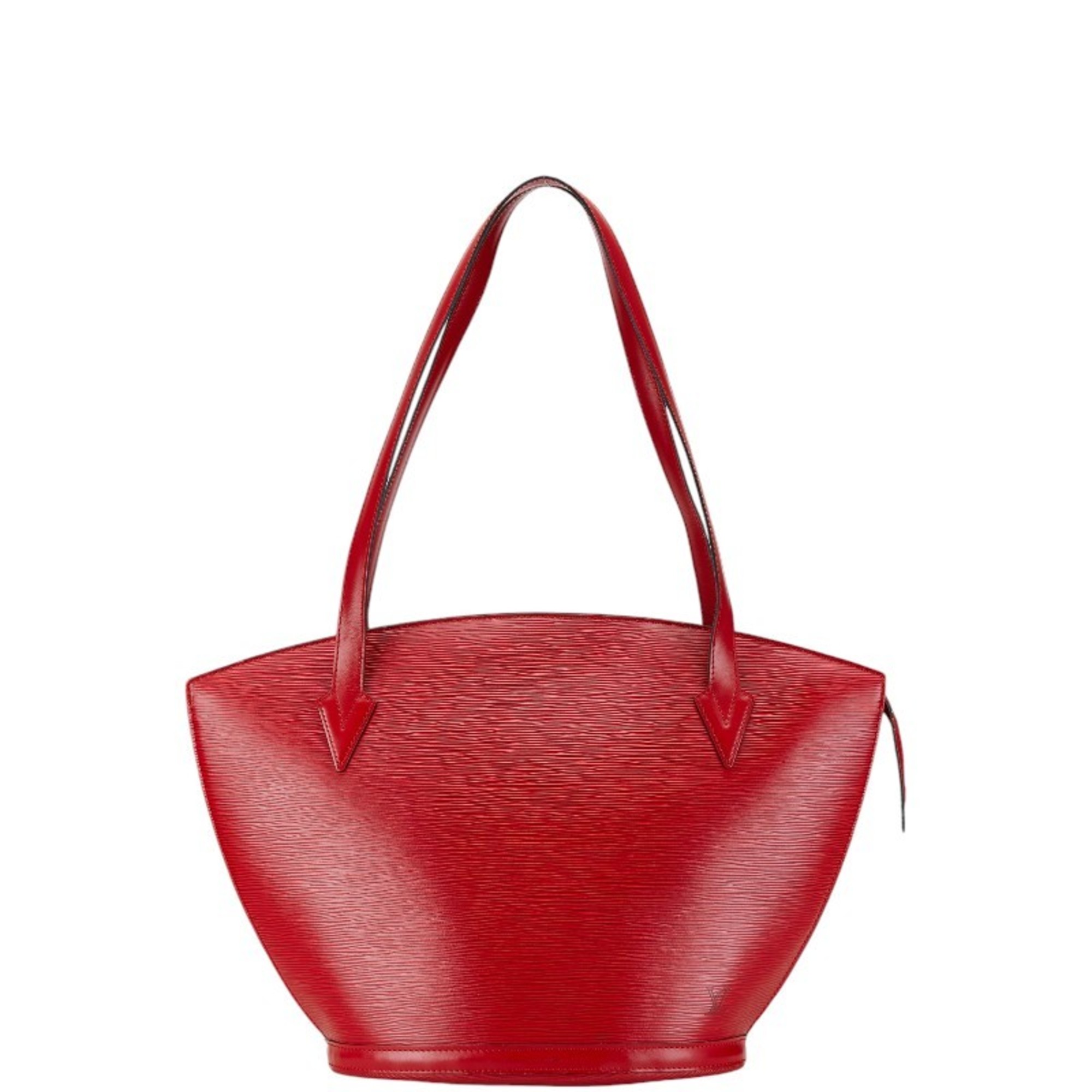 Louis Vuitton Epi Saint Jacques Shoulder Bag Tote M52267 Castilian Red Leather Women's LOUIS VUITTON