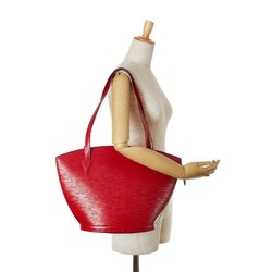 Louis Vuitton Epi Saint Jacques Shoulder Bag Tote M52267 Castilian Red Leather Women's LOUIS VUITTON