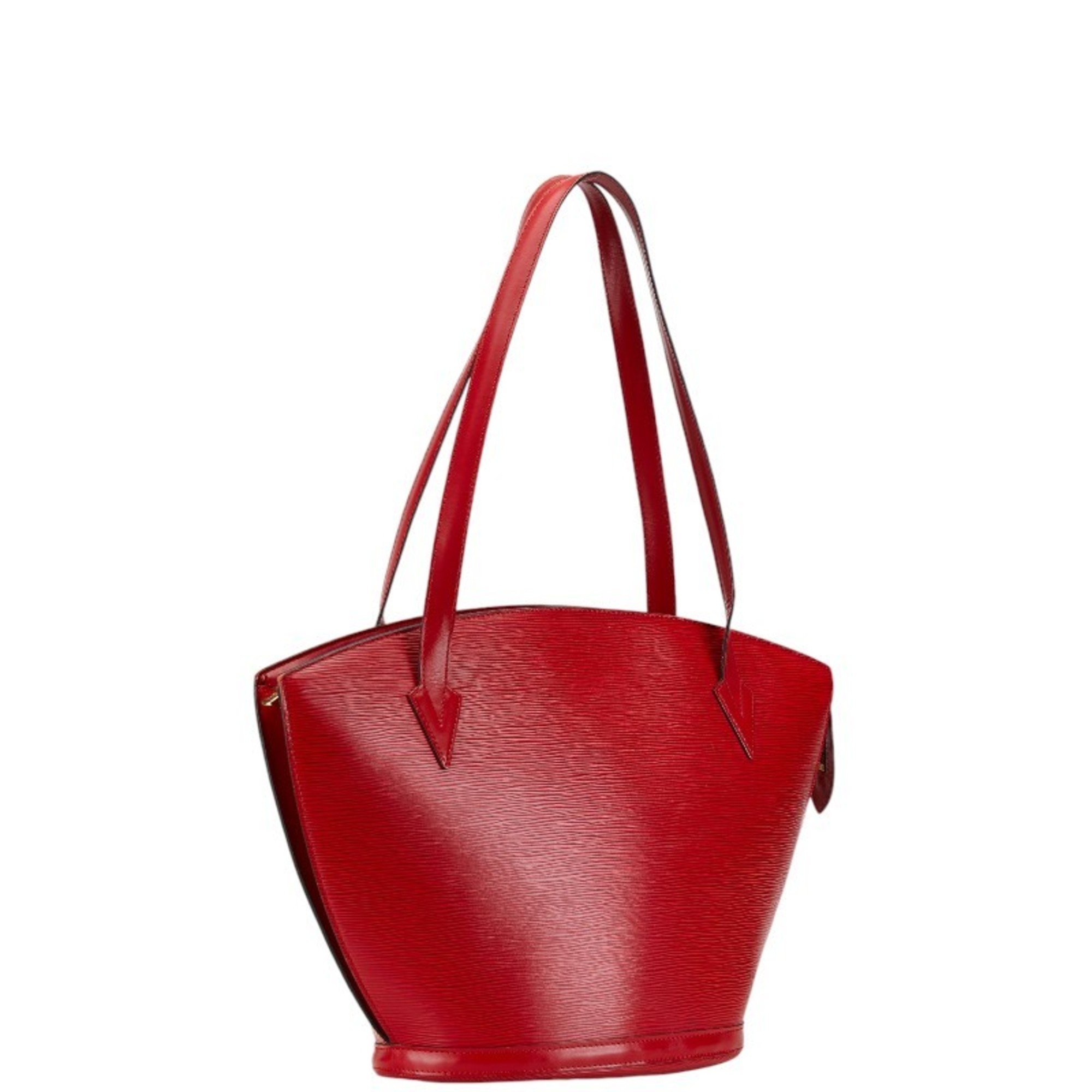 Louis Vuitton Epi Saint Jacques Shoulder Bag Tote M52267 Castilian Red Leather Women's LOUIS VUITTON