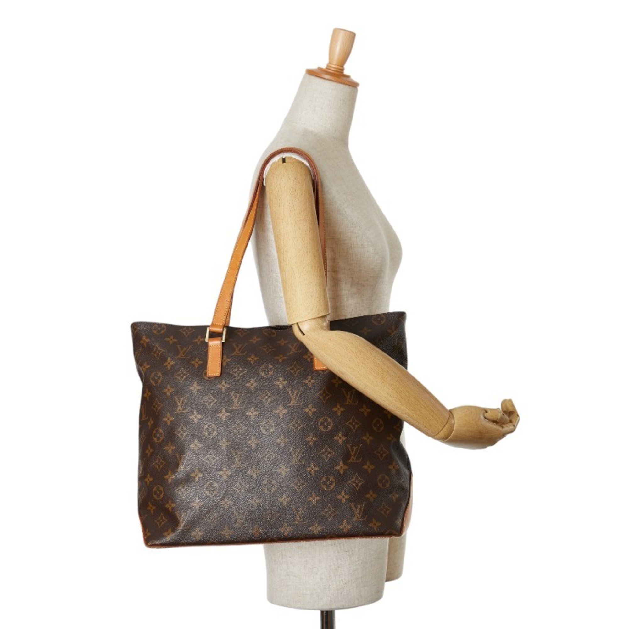 Louis Vuitton Monogram Caba Maison Shoulder Bag Tote M51151 Brown PVC Leather Women's LOUIS VUITTON