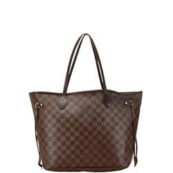 Louis Vuitton Damier Neverfull MM Shoulder Bag Tote N51105 Brown PVC Leather Women's LOUIS VUITTON