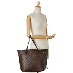 Louis Vuitton Damier Neverfull MM Shoulder Bag Tote N51105 Brown PVC Leather Women's LOUIS VUITTON