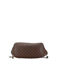 Louis Vuitton Damier Neverfull MM Shoulder Bag Tote N51105 Brown PVC Leather Women's LOUIS VUITTON