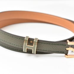 Hermes Belt HERMES Pop H15 Size 70 Epsom Leather Vert Gris